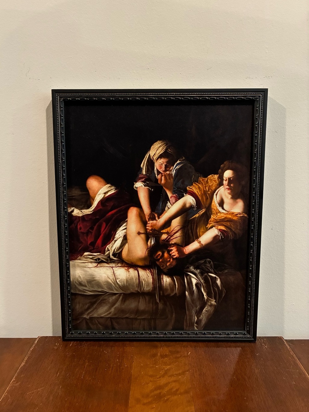 Judith Beheading Holofernes Framed Print 12x15 Gentileschi Feminist Wall Art